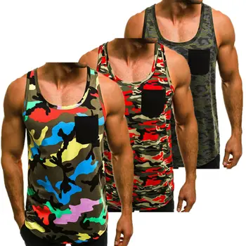 

Men's Gym Muscle Sleeveless Tank Top Tee Shirt Bodybuilding Sport Fitness Vest