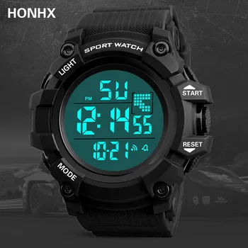

New Led Sports Fashion Watch Men Analog Digital Outdoor Watch Military Sport LED Waterproof Watch часы для занятий спортом