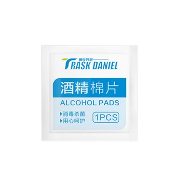 

Portable 500PCS Alcohol Swabs Pads Wet Wipes 70% Isopropyl First Aid Home Skin Cleanser