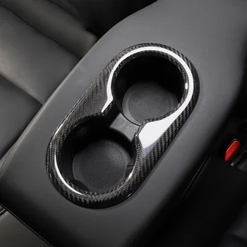 

Lsrtw2017 for Tesla Model 3 Car Rear Armrest Water Cup Frame Sticker Accessories Auto 2018 2019 2020 2021 Decoration