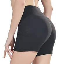 Женские шорты для йоги с высокой талией, спортивные шорты с карманами для мобильного телефона, леггинсы, mayas deportivas mujer, лето