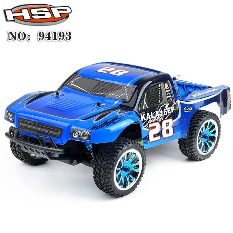 

HSP 1/18 Brushless Remote Control Short Card Electric 4WD Edition Remote Control Vehicle Model 94193PRO 70KM/H