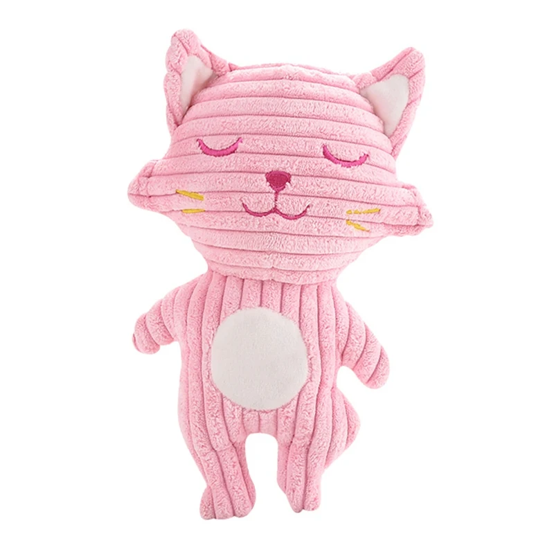 Мягкая игрушка в форме кошки для собак, молярные игрушки для щенков, игровые принадлежности, Интерактивная звуковая игрушка для домашних животных