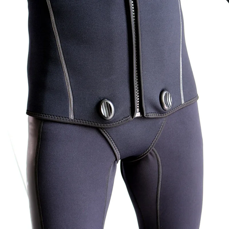 Унисекс 3 мм Неопреновая куртка для дайвинга с подкладом для полотенец, теплая куртка на молнии для мужчин и женщин, зимняя одежда для рыбалки, серфинга, подводного плавания