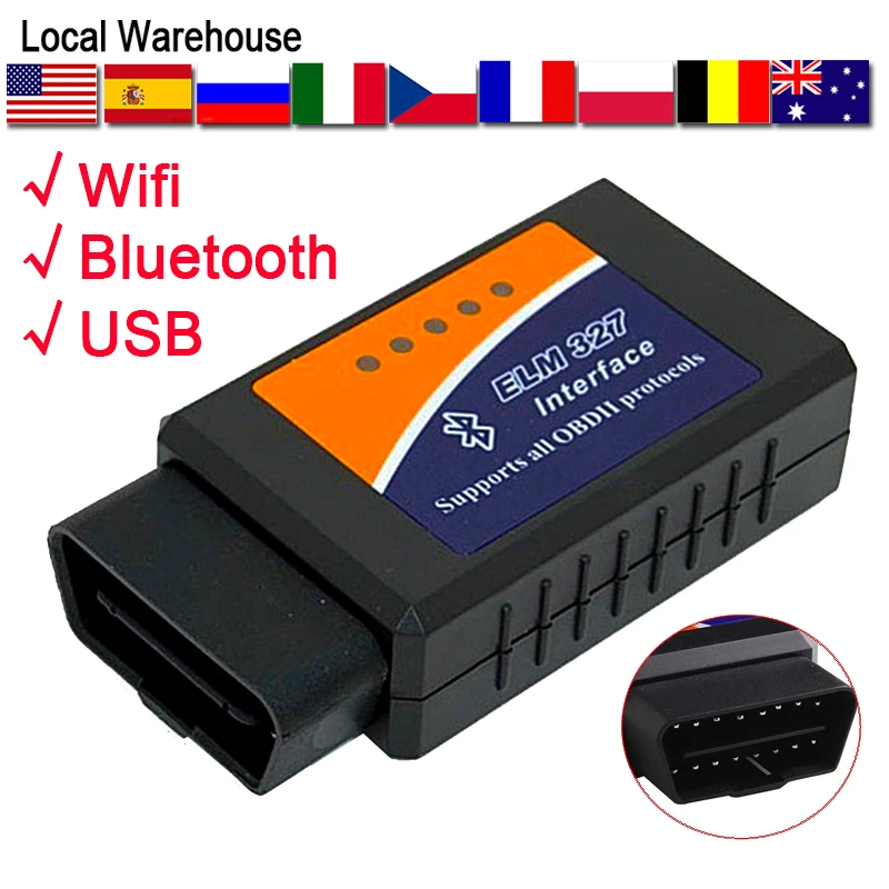 Переключатель ELM 327 V1.5 PIC18F25K80 odb2 v2 elm327 адаптер интерфейса Wi-Fi ford scan carly vgate