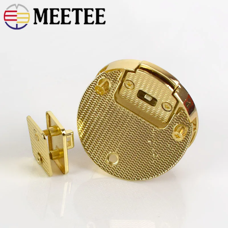 Meetee 2 шт. металлическая застежка закручивающийся замок пружинная Пряжка для DIY