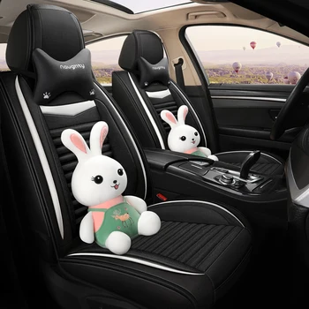 

Full Coverage flax fiber car seat cover auto seats covers for dacia dokker duster logan 2