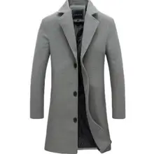 Горячее предложение, новинка, Осень-зима, мужское пальто, повседневное, модное, длинное, тренчкот, мужской, 5 цветов, тонкий, красивый, куртка, Rompevientos, M-5XL