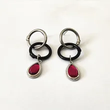 Модные женские маленькие серьги-гвоздики, серебряные, розовые, золотые, черные, из нержавеющей стали, Круглые двойные круглые серьги в виде медведя, ювелирные изделия