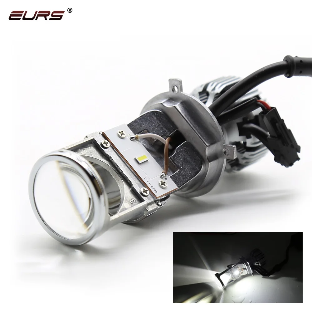 EURS дизайн H4 светодиодный налобный фонарь G9 объектив проектора лампа H4 Hi/Lo мини лампа 70 Вт налобный фонарь 8000лм супер яркий светодиодный светильник для автомобиля