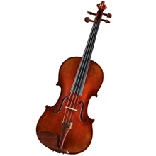 Профессиональная 4/4 акустическая Скрипка из твердой древесины для начинающих студентов с чемоданом, бантом и канифолью-высшее качество