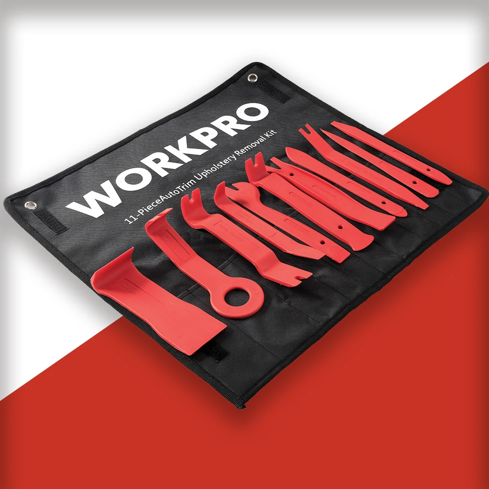 WORKPRO набор инструментов для ремонта автомобиля удаления обивки внутренняя