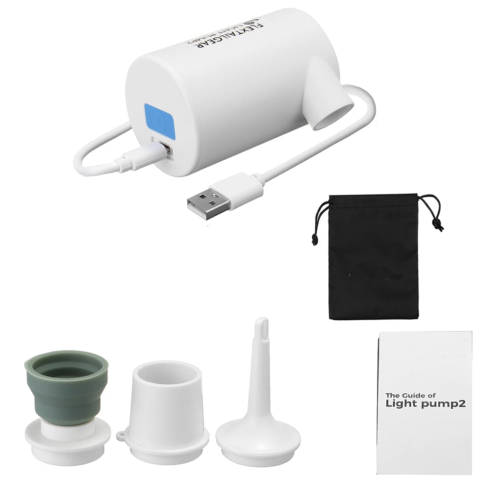 

USB Electric Air Pump Outdoor Camping Inflate Deflate Pump Mini Ultralight Portable Swimming Pool Air Bed Mattress Boat Air Pump