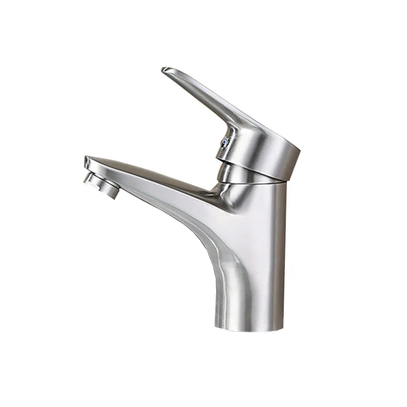 

High quality 304 stainless steel basin faucet hot and cold bathroom faucet