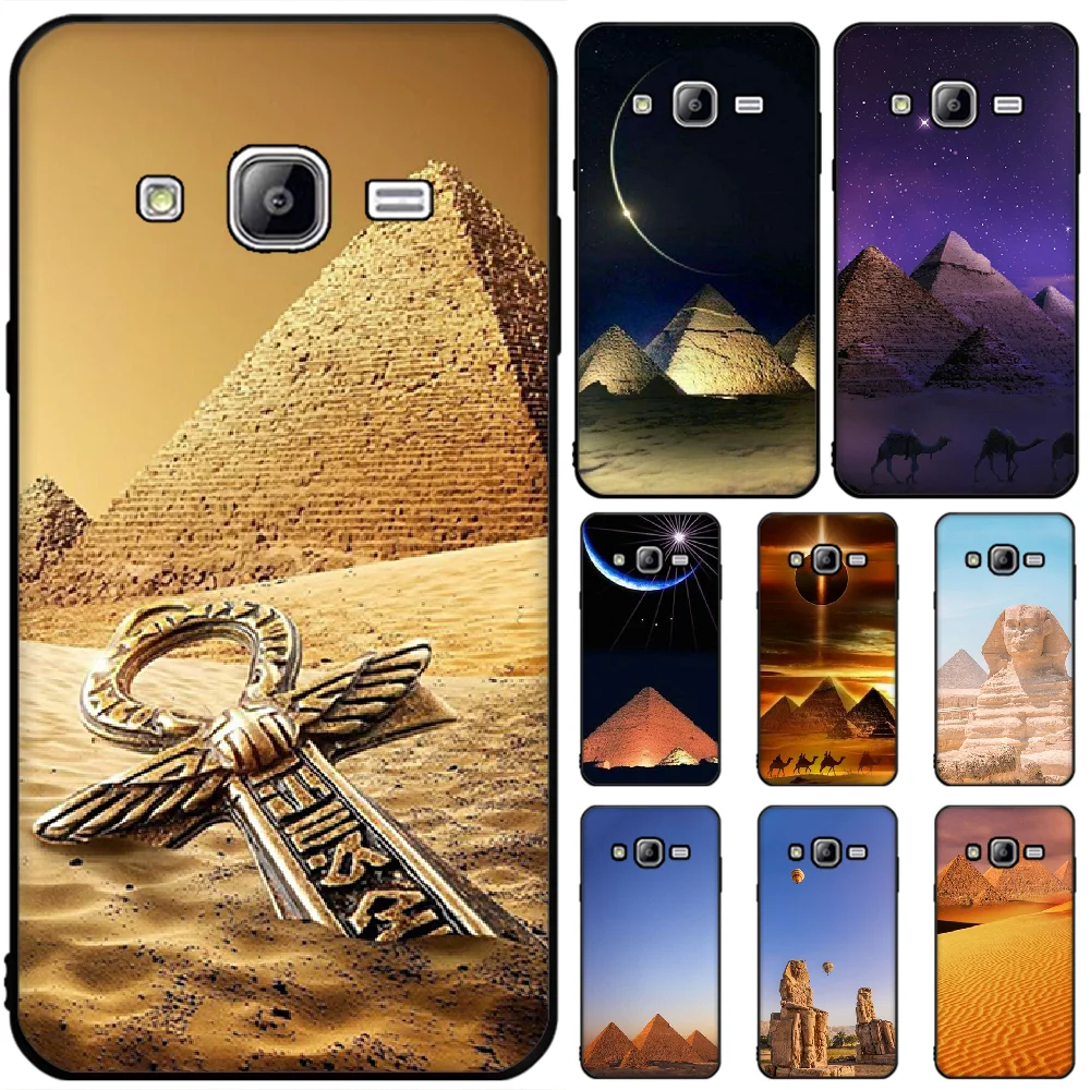 ByLoving Egyptian Pyramids TPU черный чехол для телефона Корпус Samsung J6 Prime 7 Plus Peime J7 Neo J8 J6Plus Duo 2018