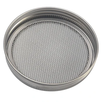 

Home Supplies Curved Mesh For Sprouts Growing Durable Sprouting Jar Stainless Steel For Wide Mouth Lid Kit Healthy Gift