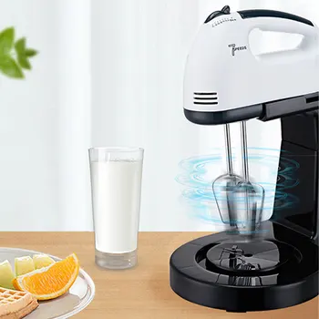 

7 Speed Baking Whipping Cream Machine 200w Electric Food Mixer Table Stand Cake Dough Mixer Handheld Eggs Beater Blender