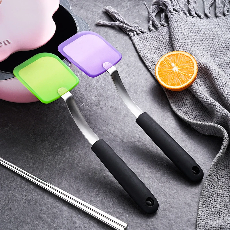 27cm Mini Flexible Turner Spatula Heat Resistant Cookie Baking Spatula Nonstick Egg Pancake Fried Shovel Frying Pan Cooking Tool