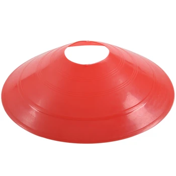 

20 x Football Rugby Sport Training Space Marker Soccer Disc Cone Saucer , Red