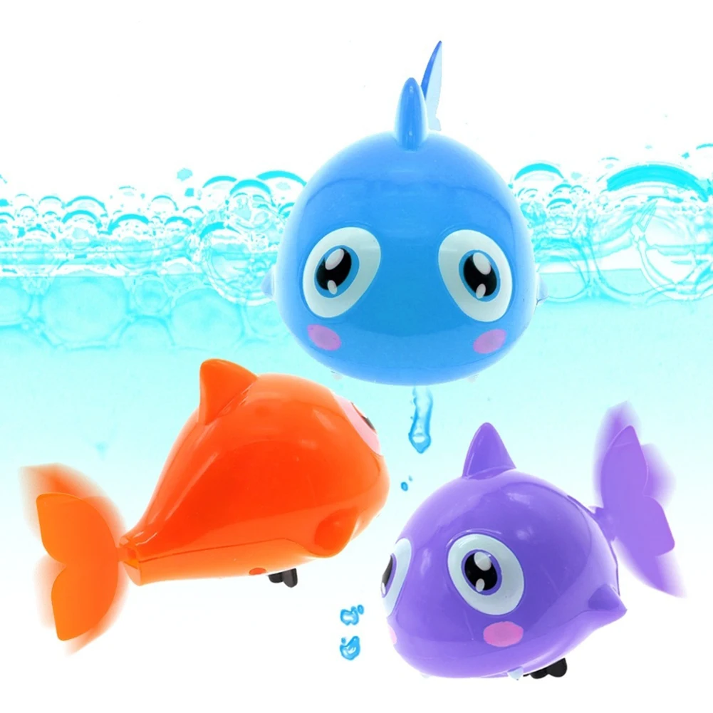 kids toys 1Pc Kids Baby Cute Turtle Crocodile Shark Swim Toy Animal Wind up Chain Clockwork 4