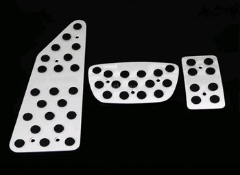 

Aluminum Sport Foot Pedal For Toyota Land Cruiser 200 Car Foot Rest AT Fuel Brake Accelerator Pedals Pads With logo