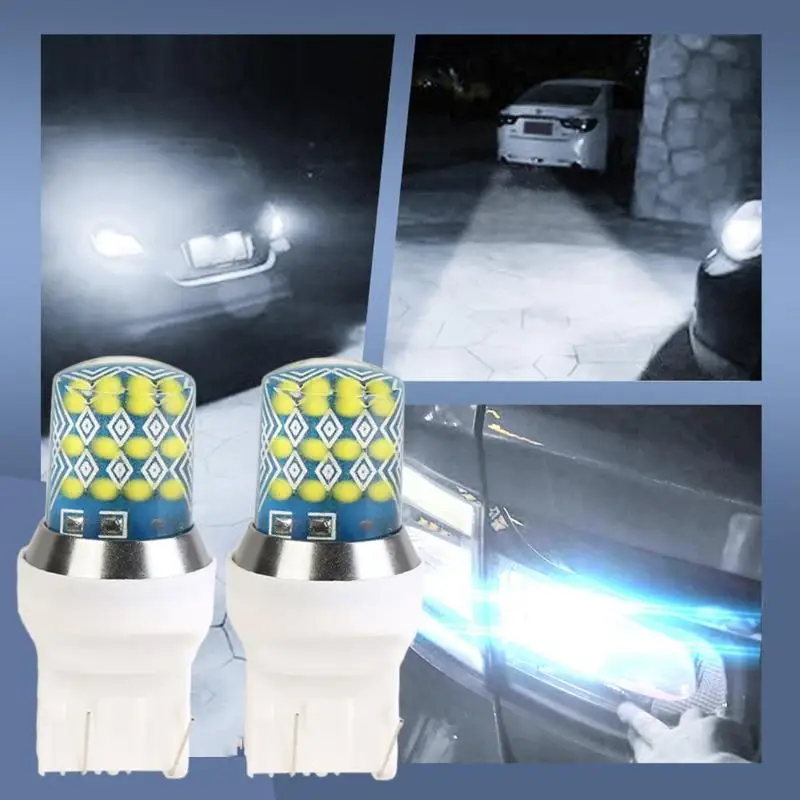 2 шт. светодиодный автомобильный резервный лампы 24SMD T20/3157/7443 авто тормоз светильник без нити Структура Управление цепи не окисления