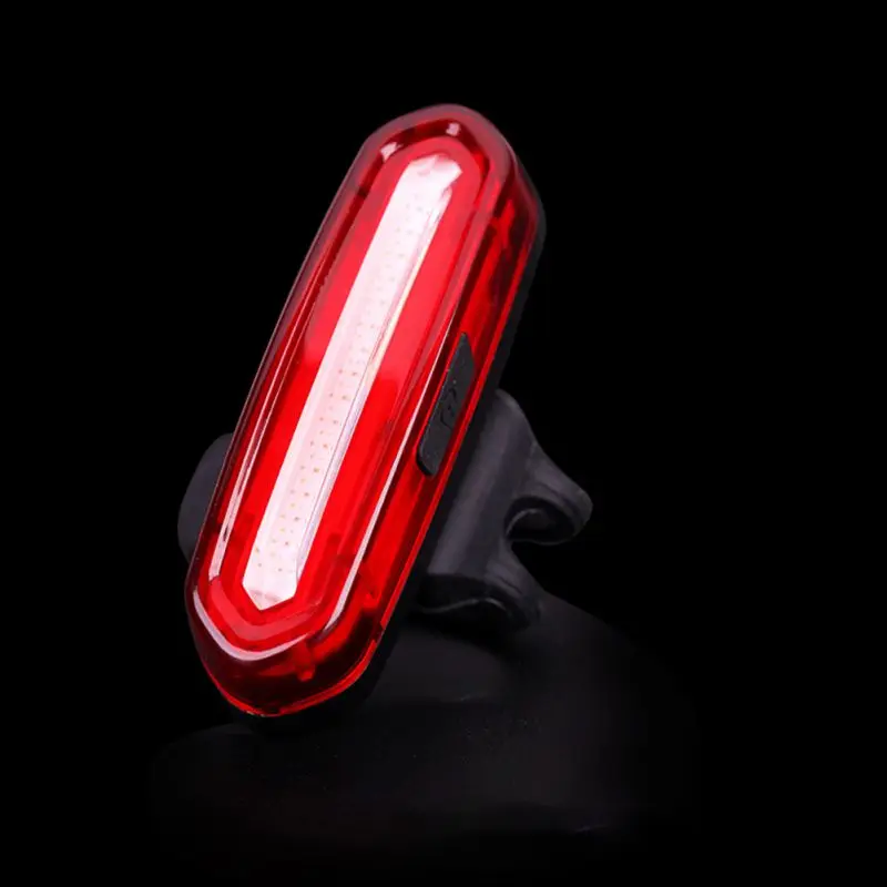 

LED Bike Bicycle Tail Warning Light Rear Safety Night USB Rechargeable Safety Lights Riding Day Wolf Star Warning Light