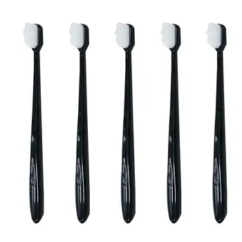 

Toothbrush Eco Friendly Fiber Bristles + ABS Tooth Brush Soft bristle adults oral care toothbrush 5Pcs Ultra-fine Super Soft