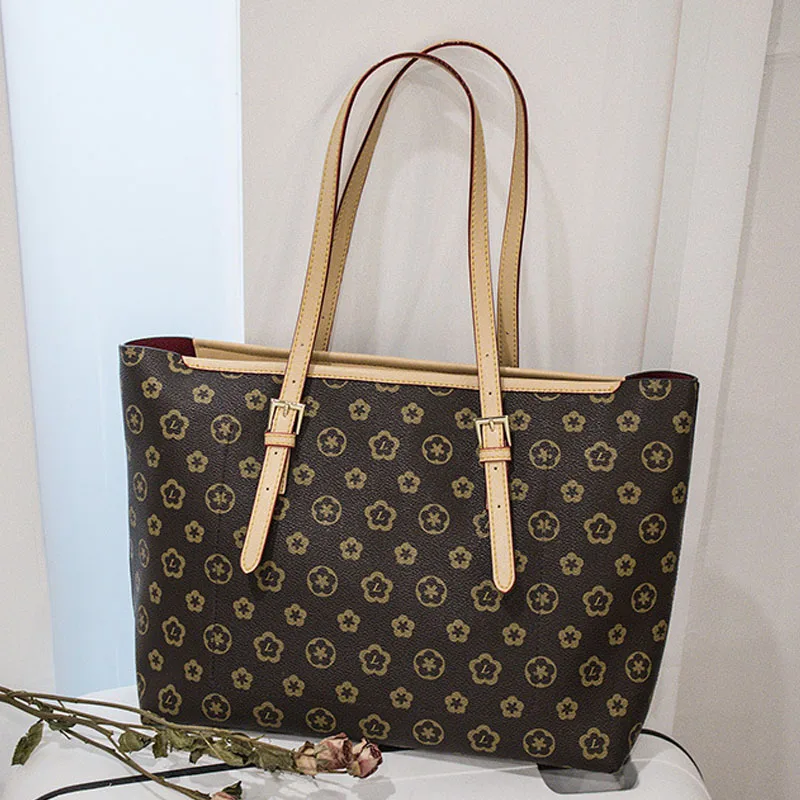 

2020 Europe Handbags Trend Shopping Bag Shoulder Women Luxury Leahter Top-Handle s High Quality Casual Tote