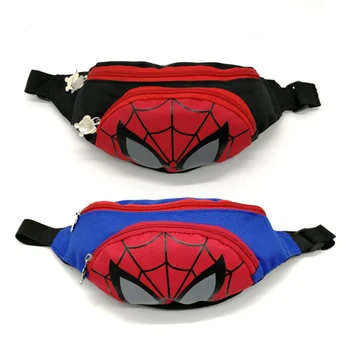 

New Boy And Girl Fanny Pack Trend Waist Bags For Kids Minnie Kids Fanny Pack Spiderman Adjustable Banana Bag Shoulder Kidney Bag