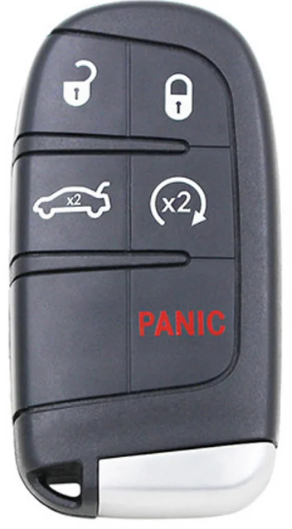 2+ 1/3+ 1/4+ 1 кнопка дистанционный смарт ключ-брелок 433 МГц PCF7953 для Fiat 500 500L 500X для Jeep Compass Renegade FCC ID: M3N-40821302 - Количество кнопок: 5 Button