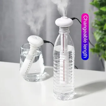 

USB Portable Air Humidifier Diamond Bottle Diffuser Mist Maker For Home Office Humidification Detachable