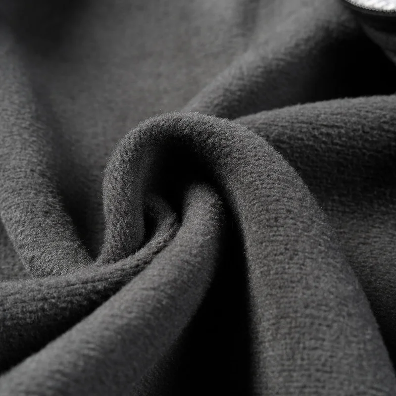 Autumn Winter Sweater Men Plush Velvet Cardigan Thick Zipper Cold Coat Warm Fleece Hooded Loose Casual Jacket Knit Hoodies