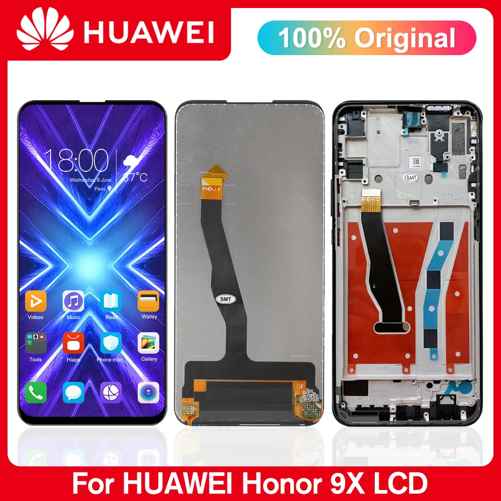6.59&quot Original Huawei Honor 9X Global Version LCD Display For Premium STK-LX1 Display+Touch Screen Digitizer Assembly | Мобильные