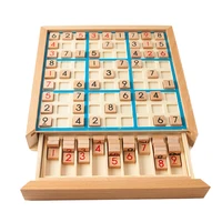 Sudoku Crosswords Montessori Wooden Educational Digits Inference logic Games Latin Square Math Puzzles Number Place Games Toys 1
