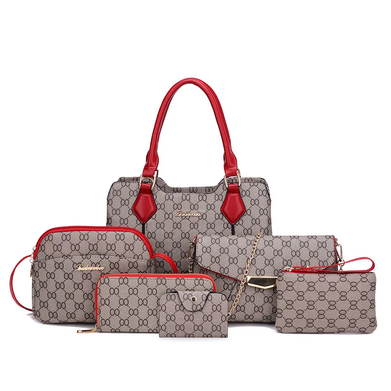 

Women's Bag 2019 New Style Europe And America Fashion Handbag Simple Versatile Different Size Bags Shoulder Printed Women's Bag