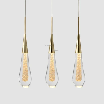

Postmodern Luxury Pendant Lights Living Room Bedroom Indoor Home Decor LED Lighting Crystal Light Fixtures Kitchen Hanging Lamps