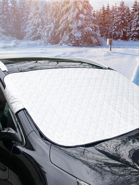 Windshield Cover,car Windshield Cover Winter Protection Foldable Removable  Windshield Car Cover Winter Cover 130*220cm