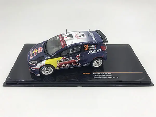 Classic 1:43 Scale Alloy Diecast FIESTA R5 Simulation Racing Car Model Miniature Static Vehicles Desk Decoration Gift Collection