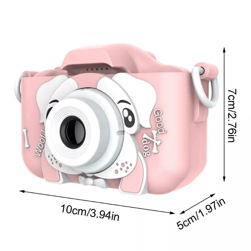 Cartoon Mini  Camera Educational Toys For Children 2 Inch HD Screen Digital Camera Video Recorder Camcorder Toys For Kids Girls