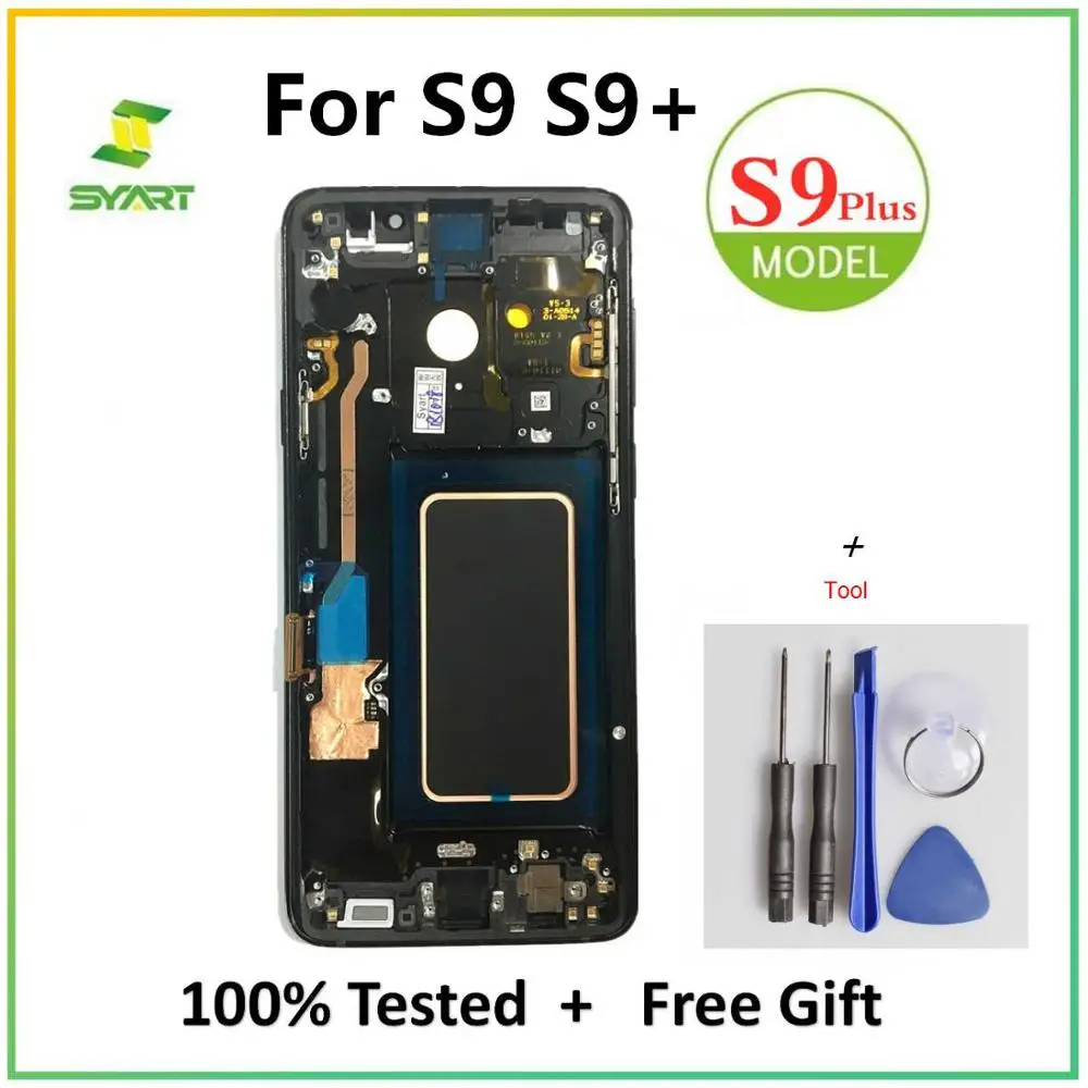 Оригинальный Для Samsung Galaxy S9 Plus AMOLED дисплей сенсорный экран дигитайзер сборка для