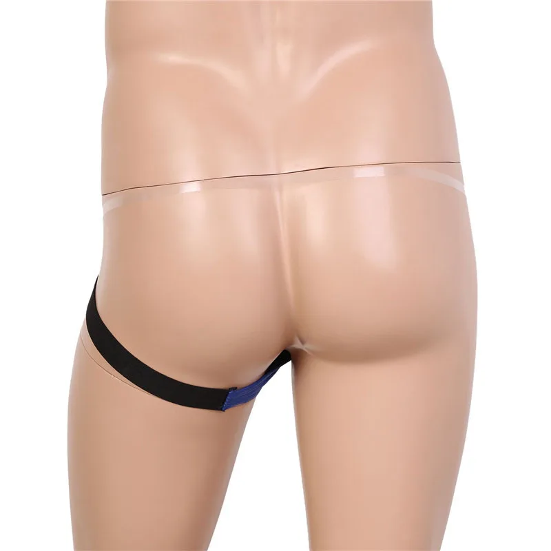 Сексуальное Мужское эротическое мини-белье, трусики с прозрачным поясом, с выпуклым мешочком, с открытой спиной, эластичные стринги, трусы, нижнее белье