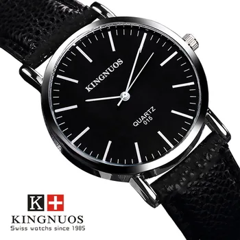 

KINGNUOS Top Brand Business Hot-selling Fashion Casual Lover Wrist Watch Korean Version Belt Waterproof Men Women Quartz Watches