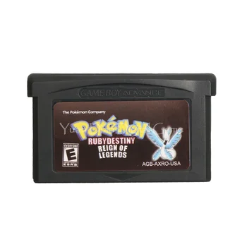 

For Nintendo GBA Video Game Cartridge Console Card Poke Series Ruby Destiny Reign Of Legends English Language US Version
