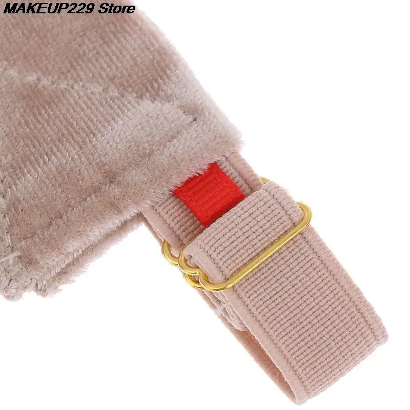 Hot Koop Bruin/Zwart/Blond Hand Made Antislip Pruik Grip Band Met Dubbelzijdig Fluwelen Verstelbare pruik Haarband Hoofdband