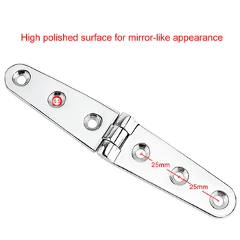 

2PCS Boat Hinge 28 * 153mm Marine Grade 316 Stainless Steel Door Butt Hinge