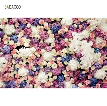

Laeacco Wedding Backdrops Blossom Rose Flower Wall Ceremony Party Portrait Photography Backgrounds Photocall Photo Studio