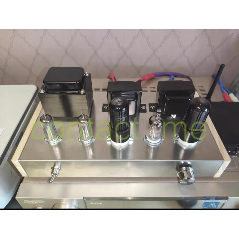 

6p6p tube tube amplifier power amplifier kit, 6Z4 tube rectifier HiFi power amplifier, excellent vocals. Charming music