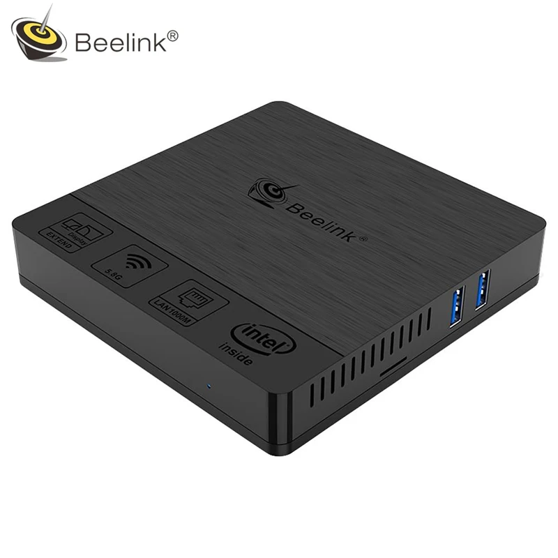 Мини-ПК Beelink bt4 intel atom x5-Z8500 4 k lpddr3 4g/64g 2 4g/5g duplo wifi 1000 m lan hdmi + vga usb3.0 |