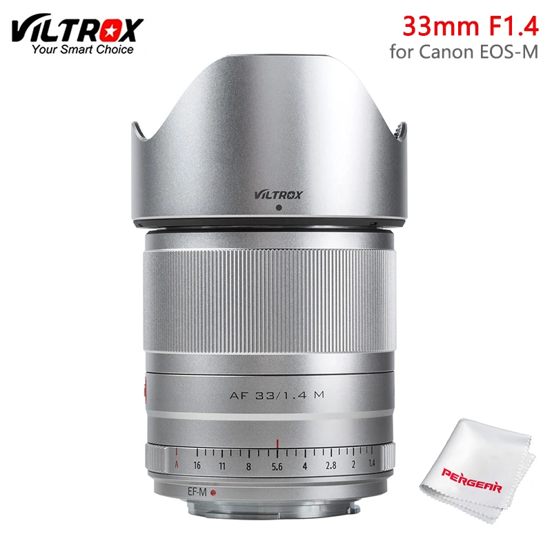 US $259.00 Viltrox AF 33mm F14 STM Auto Focus Prime Lens APSC For Canon EOS MMount Mirrorless Camera Canon EOS M M5 M6 Mark II M200 M50